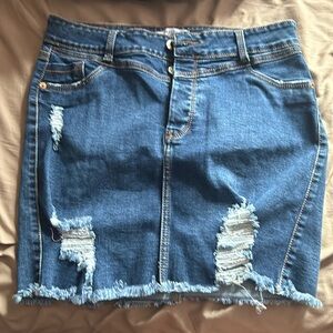 L mini skirt